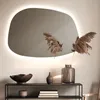 Großer LED Badspiegel – 78,5 × 57 cm – Unregelmäßige Produktbild-Vorschau 6