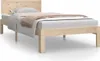 vidaXL Posteľ z masívneho dreva Borovica 90x200 cm Náhľad obrázku produktu 1