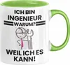 Ingenieur Geschenk Tasse Lustiger Spruch Ich Bin Ingenieur Produktbild-Vorschau 1