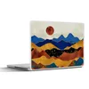 MuchoWow® Laptop Aufkleber Sticker Cover Gold - Blau - Produktbild-Vorschau 1