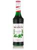 A bottle of Monin Green Mint syrup. Podgląd zdjęcia produktu