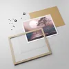 Gerahmtes Poster - Rahmen in heller Eiche - Mond Paar Baum Produktbild-Vorschau 4