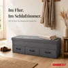 ONBEST Sitzbank mit Stauraum | 3 Schubladen | Grau | 110 kg Produktbild-Vorschau 9