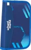 A close-up view of a blue pencil case with a geometric design. Anteprima dell’immagine prodotto