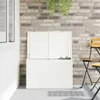Außenlagerbox Weiß 80 x 50,5 x 50 cm Stahl Produktbild-Vorschau 4