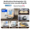 Roborock Qrevo Curv 5A1, Bezsáčkové, Černá, Bílá, Kulatý, Náhled obrázku produktu 13