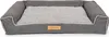 Legowisko dla psa Kanapa Posłanie XXL 118x78 cm Sztruks beż Podgląd zdjęcia produktu 1