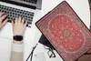 MuchoWow® Laptop Hülle 14 ZollTeppich - Perserteppich - Rot Produktbild-Vorschau 2