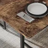 Esstisch Vicco Merido Eiche rustikal/Schwarz 140 x 80 cm, Produktbild-Vorschau 4