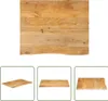 The Living Store Tischplatte mit Baumkante 110x80x2,5 cm Produktbild-Vorschau 1