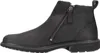 Side view of a black leather boot. Produktbild-Vorschau