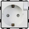 Steckdoseneinsatz 230V weiß mit Schalter RTX SH Produktbild-Vorschau 1