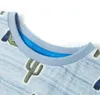 vidaXL Maglietta per bambini blu misto 140 Anteprima dell’immagine prodotto 8