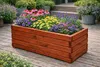Fioriera in legno da 60 cm – Fioriera per balcone e Anteprima dell’immagine prodotto 3