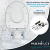 SANILO® WC-Sitz mit Absenkautomatik und Schnellverschluss Produktbild-Vorschau 5