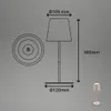 Tischlampe Akku Tischleuchte Kabellos Touch Produktbild-Vorschau 3