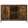 vidaXL TV skříňka kouřový dub 100x35x65 cm odvozený výrobek Náhled obrázku produktu 4