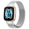 BStrap Milanese Armband für Honor Watch 4, silver Produktbild-Vorschau 2