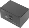 DIGITUS KVM-Switch, 2-Port, Dual-Display, 4K, HDMI® Produktbild-Vorschau 1