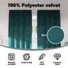 vidaXL Zasłony zaciemniające 2 szt. ciemnozielone 140 x 245 Podgląd zdjęcia produktu 6