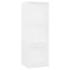 A white, three-shelf storage unit is shown against a white background. Náhled obrázku produktu