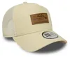 New Era 9FORTY Trucker Cap Leather Patch light beige Produktbild-Vorschau 3