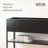 osoltus Pflanzkasten Raumteiler cube Black Schwarz Konsole Produktbild-Vorschau 4
