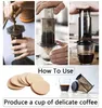 Kaffeefilter, runder Kaffeemaschinenfilter, kompatibel mit Produktbild-Vorschau 4