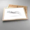 Gerahmtes Poster - Rahmen in heller Eiche - Hand Grafik Produktbild-Vorschau 3