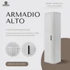 RODAN | Mobile alto per il bagno - 139 CM - Bianco opaco - Anteprima dell’immagine prodotto 2
