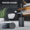 ovimar Toilettenbürste Hugla schwarz matt | Silikon Produktbild-Vorschau 5