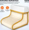 sinnlein Fußwärmer Beige mit 6 Temperaturstufen & Timer | Produktbild-Vorschau 2