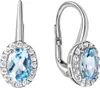 Kolczyki Zeeme Gemstones 375/- białe złoto z cyrkoniami i Podgląd zdjęcia produktu 1