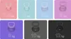 A collage of kettlebells of different weights and colors. Produktbild-Vorschau