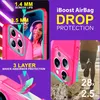 Hülle Neon Klar für iPhone 15 Pro Bunt Leuchtend Silikon Produktbild-Vorschau 2