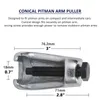 A close-up of a conical pitman arm puller with dimensions indicated. Produktbild-Vorschau