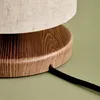 Opviq, Hochwertige Tischlampe, Creme, 30 cm hoch | 100% Produktbild-Vorschau 3