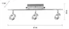 LED-Strahler - Weiß - Acryl - Aluminium - 3-flammig - B 67 Produktbild-Vorschau 12