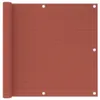 vidaXL Balkon-Sichtschutz Terracotta-Rot 90x500 cm HDPE Produktbild-Vorschau 6