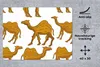 MuchoWow® Mauspad Mousepad Kamel - Holz - Muster 40x30 cm - Produktbild-Vorschau 2