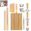 10-teiliges Pasta-Set Nudelholz Gnocchi Brett Ravioli Produktbild-Vorschau 1