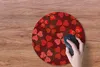 MuchoWow® Mauspad Mousepad Muster - Klee - Rot 40x40 cm - Produktbild-Vorschau 4