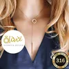 XCOAST Damen Halskette, Edelstahl, Gold - perfektes Produktbild-Vorschau 2