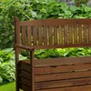 Kondela Gartenbank mit Stauraum Amula 150 cm - Braun Produktbild-Vorschau 19