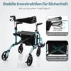 COSTWAY 2in1 Fauteuil roulant & déambulateur pliable & Voir les images du produit 6