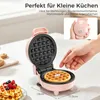 YASHE Mini-Waffeleisen ABW59C, 550 W, 10 cm, Antihaft, Produktbild-Vorschau 3