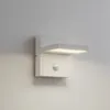Lucande LED-Außenwandlampe Silvan, weiß, Sensor, IP54, 16cm Produktbild-Vorschau 2