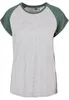 Urban Classics T-Shirt Damen Ladies Contrast Raglan Tee Produktbild-Vorschau 1
