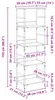vidaXL Bücherregal 4 Ebenen 50 x 33 x 153 cm Holzwerkstoff Produktbild-Vorschau 8