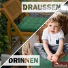 NatureMark 4er Set Stuhlkissen mit B?ndern Gr. 40x40 cm Produktbild-Vorschau 5